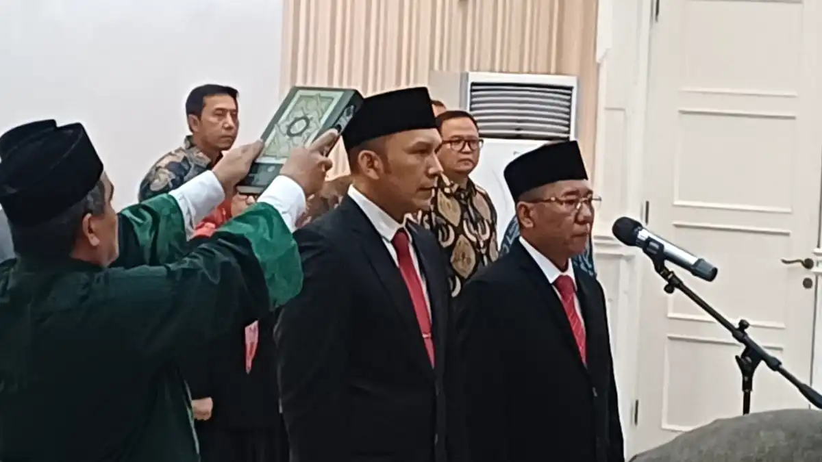 Pelantikan direksi Tirta Pakuan di Balaikota Bogor