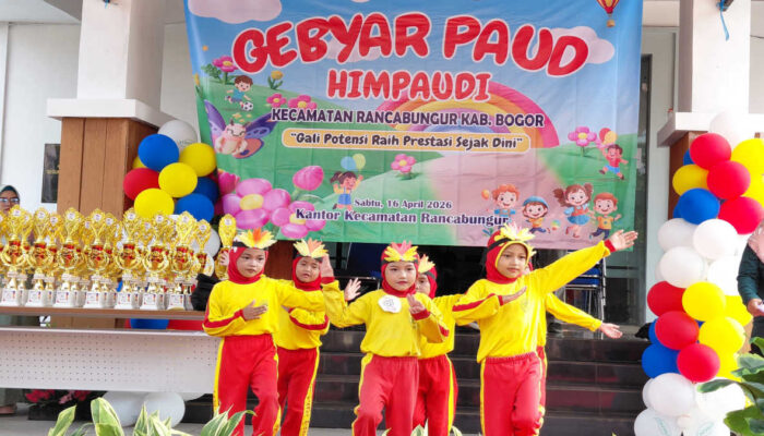 Ratusan Anak PAUD Unjuk Bakat di Rancabungur, 336 Peserta Ramaikan Porseni—Orang Tua Bangga Lihat Aksi Si Kecil