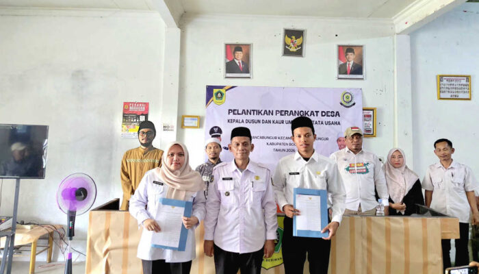 Kades Rancabungur Resmi Lantik Kadus 2 dan Kaur Umum, Pesan Tegas: Pahami Aturan dan Layani Warga Maksimal