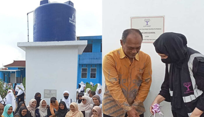 Akhirnya! Siswa Triwijaya Bogor Nikmati Air Bersih Usai Dapat Bantuan Sumur Bor dari Prancis