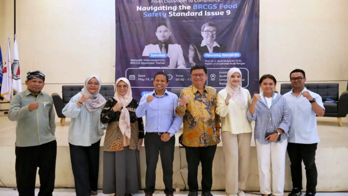 340 Mahasiswa Padati Kuliah Umum CUA di UNB, Kupas Standar Keamanan Pangan Global BRCGS Issue 9 340 Mahasiswa Padati Kuliah Umum CUA di UNB Bahas BRCGS Issue 9