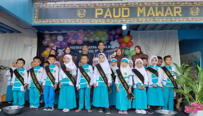Bikin Bangga Orang Tua, 22 Siswa PAUD Mawar Rancabungur Resmi Dilepas dengan Pentas Seni Meriah