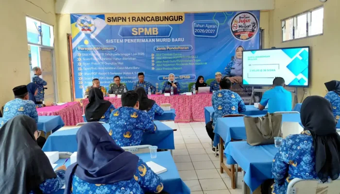 SPMB 2026 SMPN 1 Rancabungur Dibuka 22 Juni, Kuota 476 Siswa Baru dan 5 Jalur Penerimaan Disiapkan