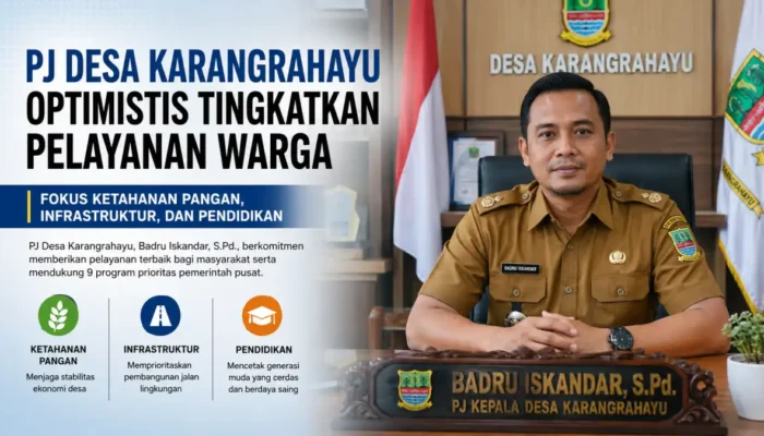PJ Desa Karangrahayu Optimistis Tingkatkan Pelayanan Warga, Fokus Ketahanan Pangan dan Infrastruktur