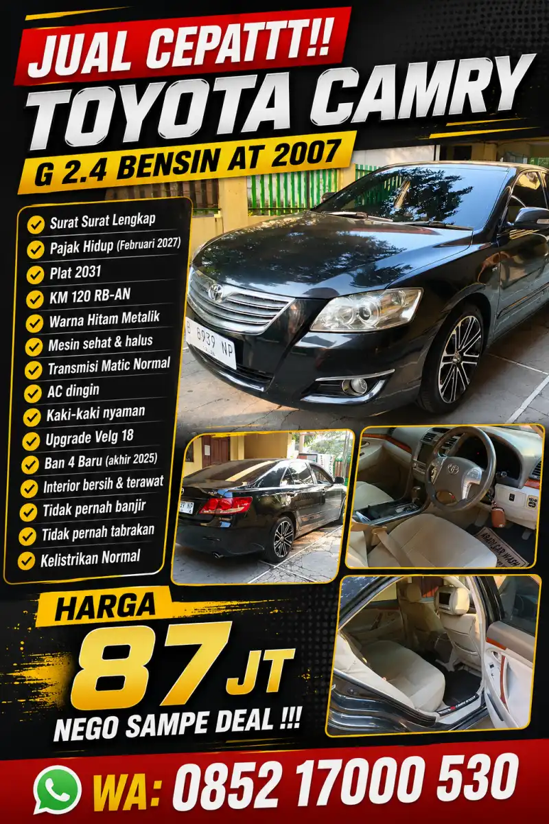 Mobil dijual camry