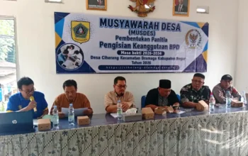 Musdes Realisasi APBDes Desa Ciherang 2026