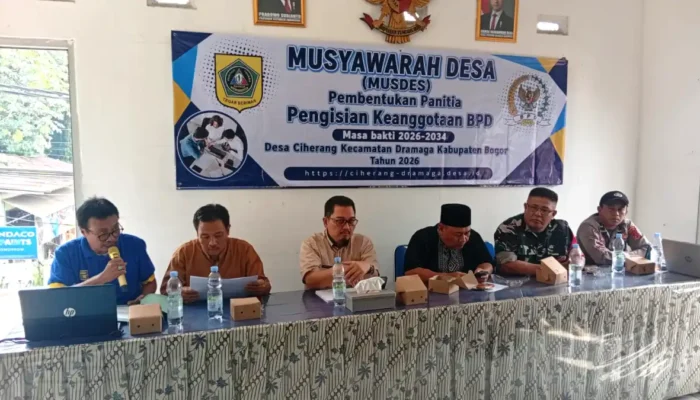 Realisasi APBDes Desa Ciherang 2026 Disetujui, Panitia Pemilihan BPD Resmi Dibentuk