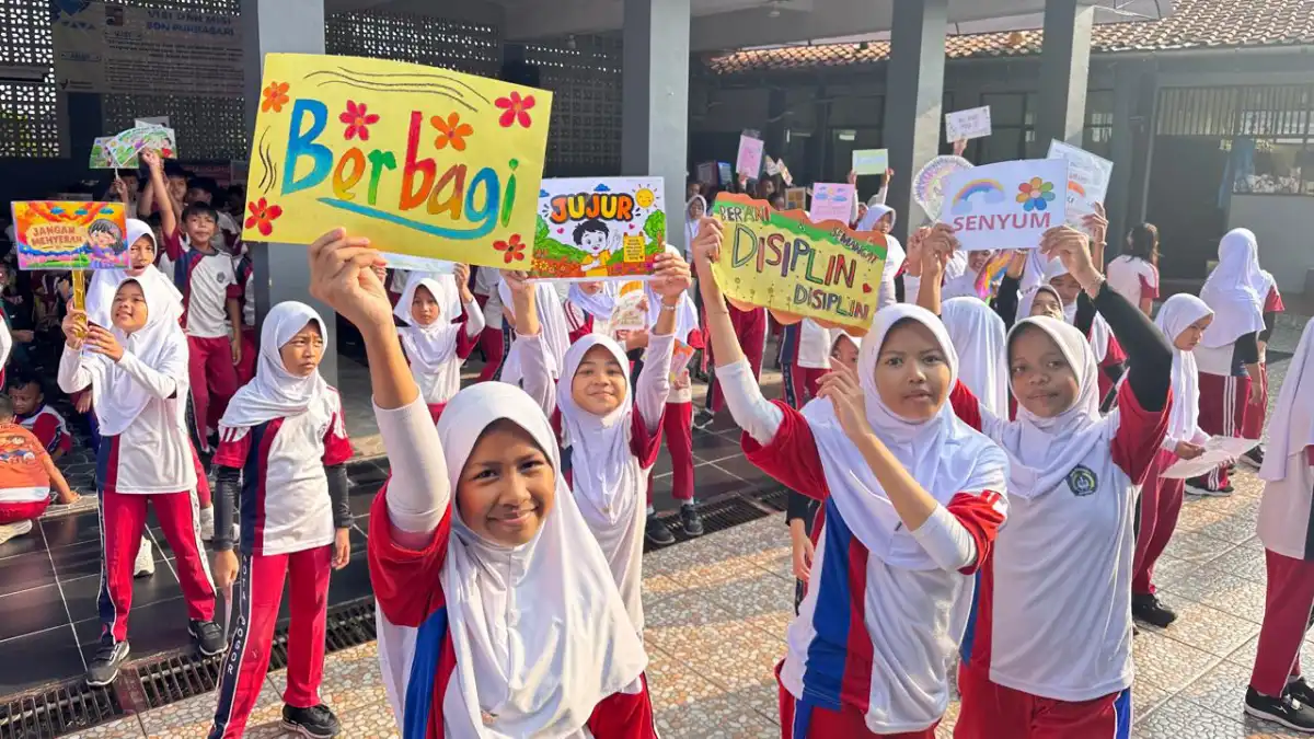 Inspiratif! SDN Purbasari Bogor Ajak Siswa Berkata Positif dan Wujudkan Sekolah Ramah Anak SDN Purbasari.