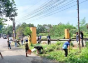Camat Rancabungur Turun Langsung Pimpin Jumat Bersih, Perbatasan Rancabungur–Ciampea Ditata, Jembatan Akan Dicat Merah Putih