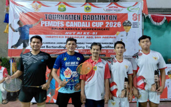 Semarak HUT RI ke-81! Turnamen Badminton Pemdes Candali Cup 2026 Resmi Digelar, Gaungkan Gerakan Desa Candali Bebas Narkoba santunan