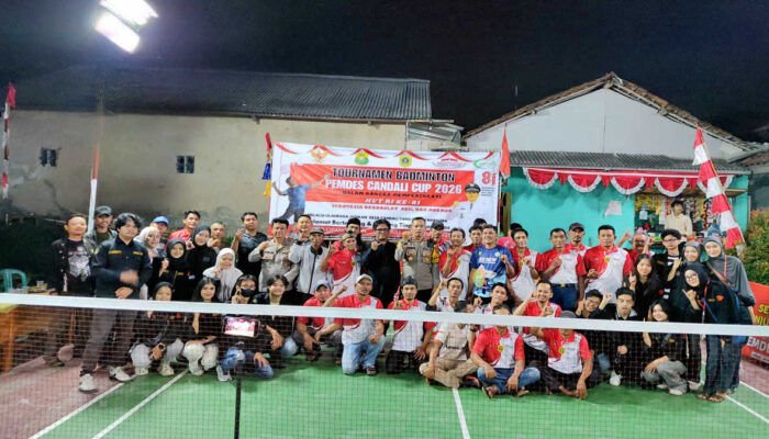 Semarak HUT RI ke-81! Turnamen Badminton Pemdes Candali Cup 2026 Resmi Digelar, Gaungkan Gerakan Desa Candali Bebas Narkoba