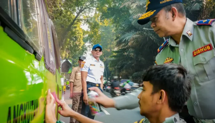 Razia angkot tua Kota Bogor oleh Dishub Kota Bogor