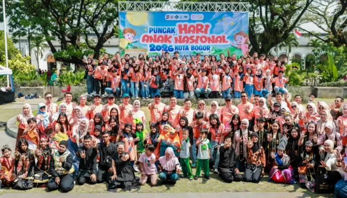 Hari Anak Nasional Kota Bogor 2026 Meriah, Alun-alun Jadi Panggung Inklusi Anak