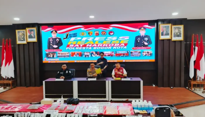 Polresta Bogor Kota Ungkap 61 Kasus Narkoba, 68 Tersangka Ditangkap dalam Tiga Bulan