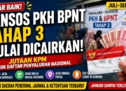 Bansos PKH dan BPNT Tahap 3 Juli-September 2026 Dipercepat, Kemensos Terbitkan Surat Resmi, Cek Daftar Daerah dan Jadwal Pencairan