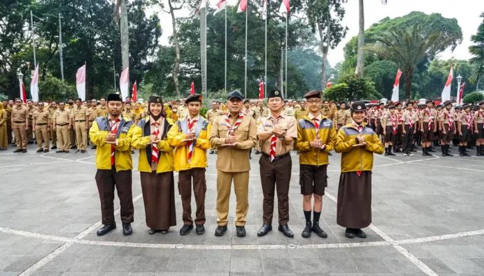86 Pramuka Kota Bogor Dilepas ke Jambore Nasional XII 2026, Ada Peserta Berkebutuhan Khusus