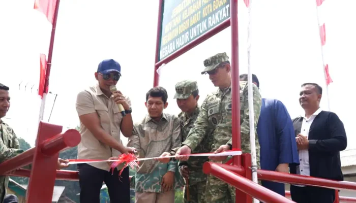 Jembatan Garuda King Ago Batu Tapak Diresmikan, Zenal Dorong Infrastruktur Dasar di Bogor