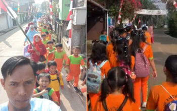 HUT RI ke-81, SDN Bantarkambing 05 Gelar Jalan Sehat, 192 Siswa Antusias Ikut Memeriahkan unpam