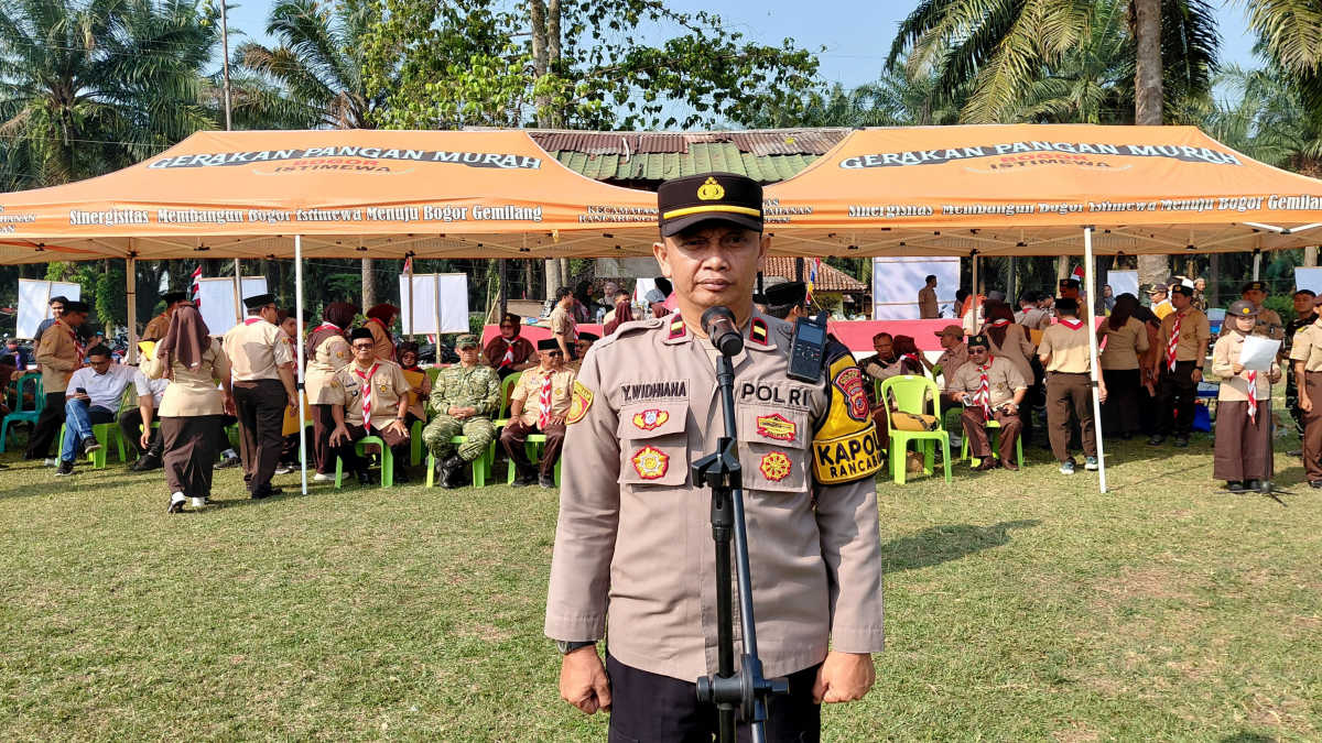 Kapolsek Rancabungur Imbau Warga Cegah Karhutla, Jangan Buka Lahan dengan Cara Dibakar