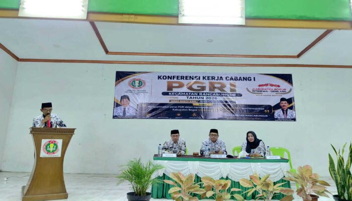 Konker Cabang I PGRI Rancabungur 2026 Bahas Program Pendidikan dan Aspirasi Guru