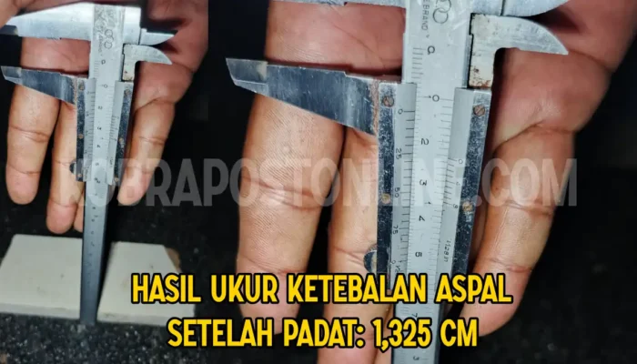 2 Paket Jalan, Dua Perusahaan, Satu Pelaksana: Ketebalan Aspal Griya Melati Bubulak Dipertanyakan Proyek jalan Griya Melati Bubulak Kota Bogor