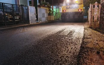 Proyek jalan Griya Melati Bubulak Kota Bogor