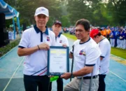 Dedie Rachim Ajak Warga Budayakan Olahraga, Dukung Atlet Kota Bogor di Porprov XV Jabar 2026 Dedie Rachim pada peringatan Haornas 2026 Kota Bogor