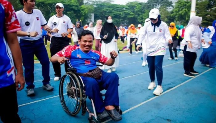 Dedie Rachim Ajak Warga Budayakan Olahraga, Dukung Atlet Kota Bogor di Porprov XV Jabar 2026 peringatan Haornas 2026 di Lapangan Sempur, Kota Bogor.