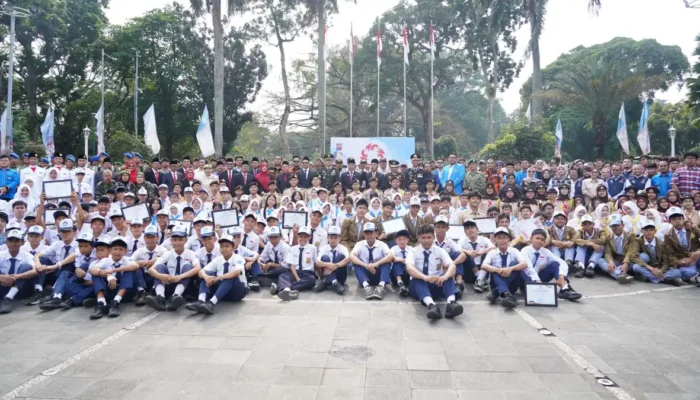 Fajar Muhammad Nur menghadiri upacara Sumpah Pemuda ke-98 di Balai Kota Bogor