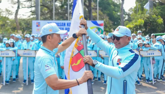 Dedie Rachim Lepas Kontingen Porprov XV Jabar, Kota Bogor Targetkan 100 Emas