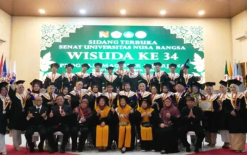 Prosesi wisuda 120 mahasiswa Universitas Nusa Bangsa di Bogor